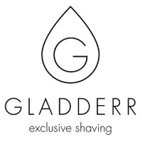 GLADDERR exclusive shaving logo, GLADDERR exclusive shaving contact details