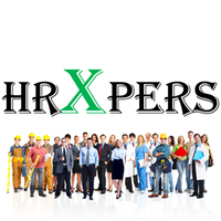 hrXpers logo, hrXpers contact details