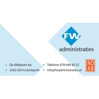 FW administraties logo, FW administraties contact details