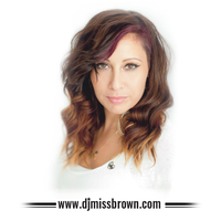 DJ Miss Brown logo, DJ Miss Brown contact details