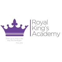 'Royal King''s Academy ' logo, 'Royal King''s Academy ' contact details