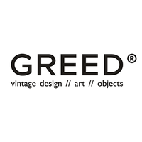 GREED® vintage // objects logo, GREED® vintage // objects contact details