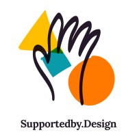 Supported by Design logo, Supported by Design contact details