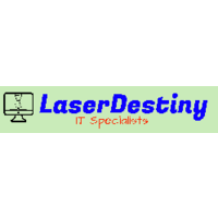 LaserDestiny logo, LaserDestiny contact details