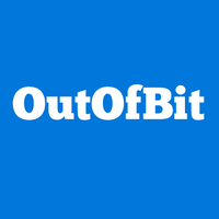 OutOfBit logo, OutOfBit contact details