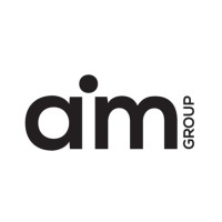 aim.group logo, aim.group contact details