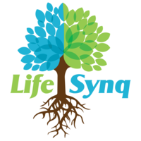 LifeSynq logo, LifeSynq contact details