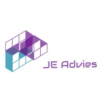 JE Advies logo, JE Advies contact details