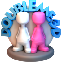 DoubleMe3D logo, DoubleMe3D contact details