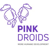 PINKDROIDS logo, PINKDROIDS contact details