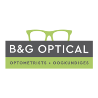 B&G Optical logo, B&G Optical contact details