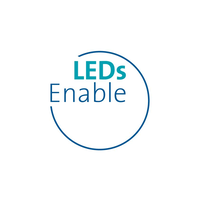 LEDsEnable logo, LEDsEnable contact details