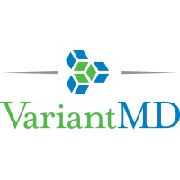 VariantMD logo, VariantMD contact details