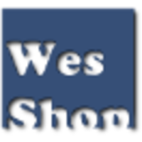 WesShop logo, WesShop contact details