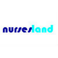 NursesLand logo, NursesLand contact details