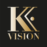 K. Vision logo, K. Vision contact details