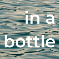 in a bottle logo, in a bottle contact details