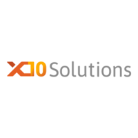 X10 Solutions logo, X10 Solutions contact details