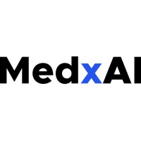 MEDxAI logo, MEDxAI contact details