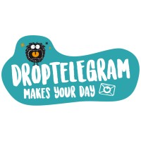 Droptelegram logo, Droptelegram contact details