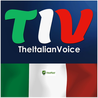 The Italian Voice logo, The Italian Voice contact details