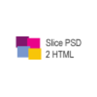 Slice PSD 2 HTML logo, Slice PSD 2 HTML contact details