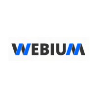 ~Webium~ logo, ~Webium~ contact details