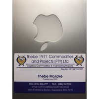 THEBE 1971 COMMODITIES AND PROJECTS logo, THEBE 1971 COMMODITIES AND PROJECTS contact details