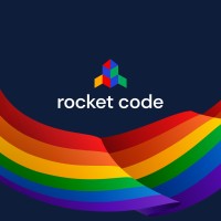 The Rocket Code logo, The Rocket Code contact details