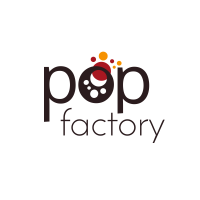 PopFactory logo, PopFactory contact details