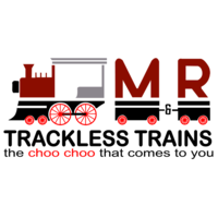 M & R Trackless Trains logo, M & R Trackless Trains contact details