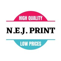 N.E.J. Print logo, N.E.J. Print contact details