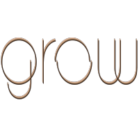 GROW logo, GROW contact details