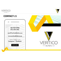 Vertico Blinds logo, Vertico Blinds contact details