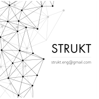 STRUKT logo, STRUKT contact details