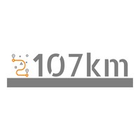 107km logo, 107km contact details