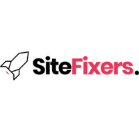 SiteFixers logo, SiteFixers contact details