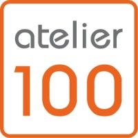 atelier 100 logo, atelier 100 contact details