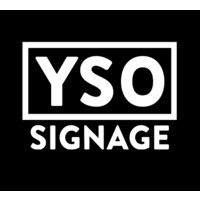 YSO Signage logo, YSO Signage contact details