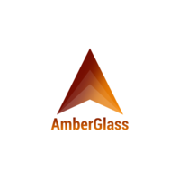 AmberGlass logo, AmberGlass contact details