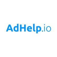 AdHelp.io logo, AdHelp.io contact details