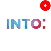 INTO: brand stories logo, INTO: brand stories contact details