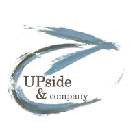 UPside & company logo, UPside & company contact details