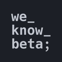 We Know Beta logo, We Know Beta contact details