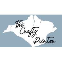 The Crafty Printer logo, The Crafty Printer contact details