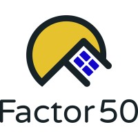 Factor 50 logo, Factor 50 contact details