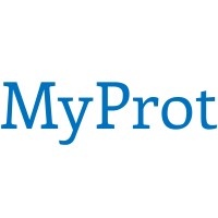 MyProt logo, MyProt contact details