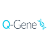 Q-Gene logo, Q-Gene contact details