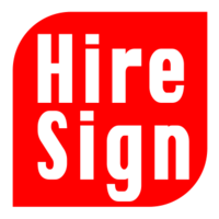 Hire A Sign logo, Hire A Sign contact details