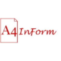 A4 InForm logo, A4 InForm contact details